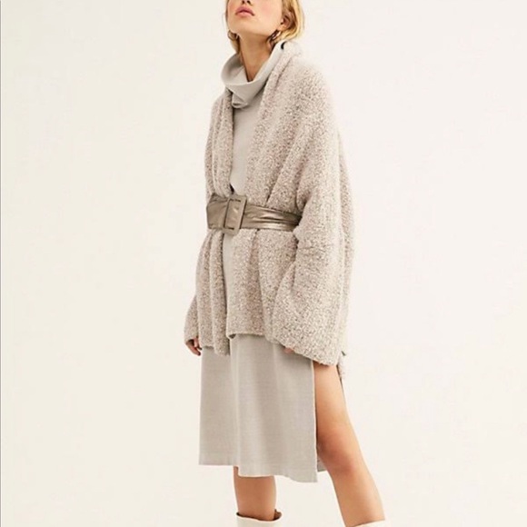 Free People BFF Oversized Drape Cardigan - Picture 1 of 4